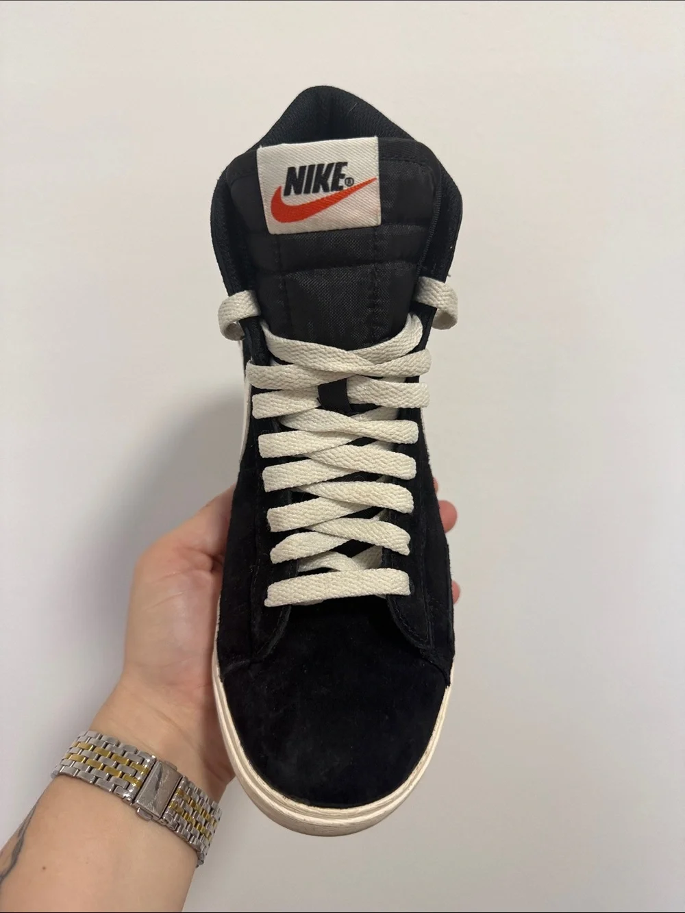 Nike Black & White High-Top Sneaker